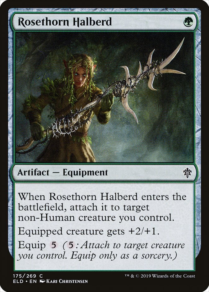 Rosethorn Halberd [Throne of Eldraine] | Galaxy Games LLC