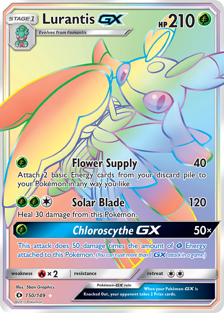 Lurantis GX (150/149) [Sun & Moon: Base Set] | Galaxy Games LLC