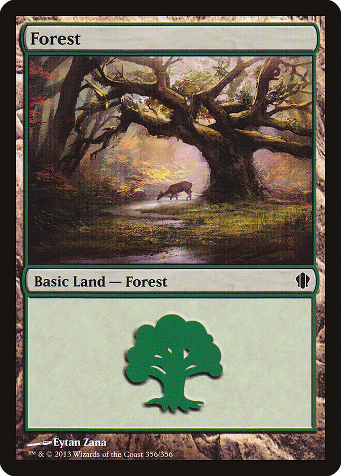 Forest (356) [Commander 2013] | Galaxy Games LLC