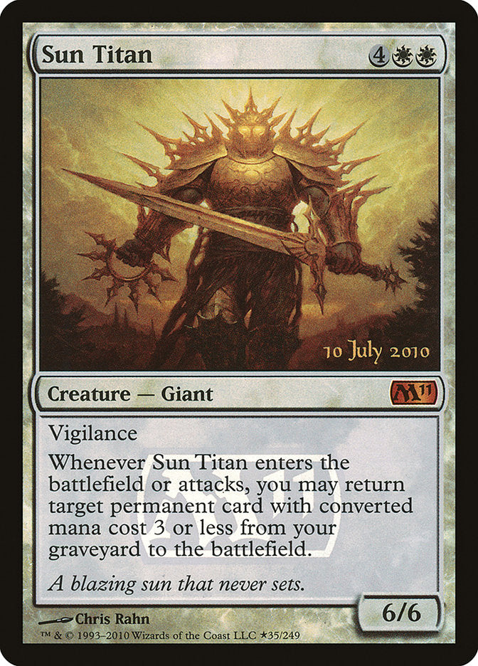 Sun Titan [Magic 2011 Prerelease Promos] | Galaxy Games LLC