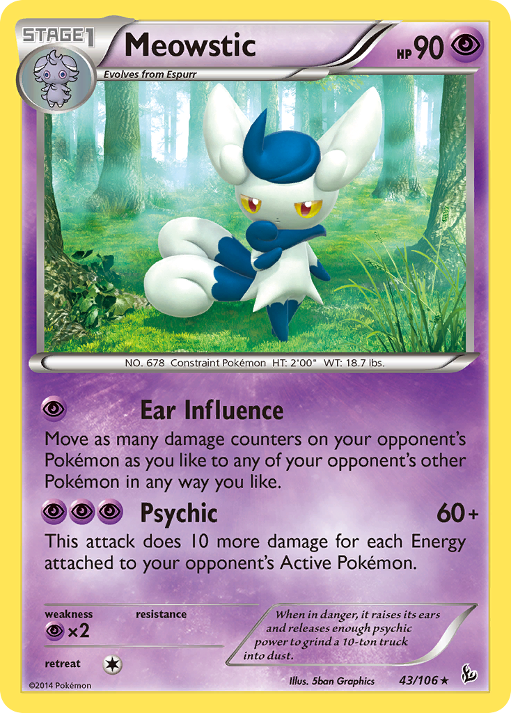 Meowstic (43/106) [XY: Flashfire] | Galaxy Games LLC