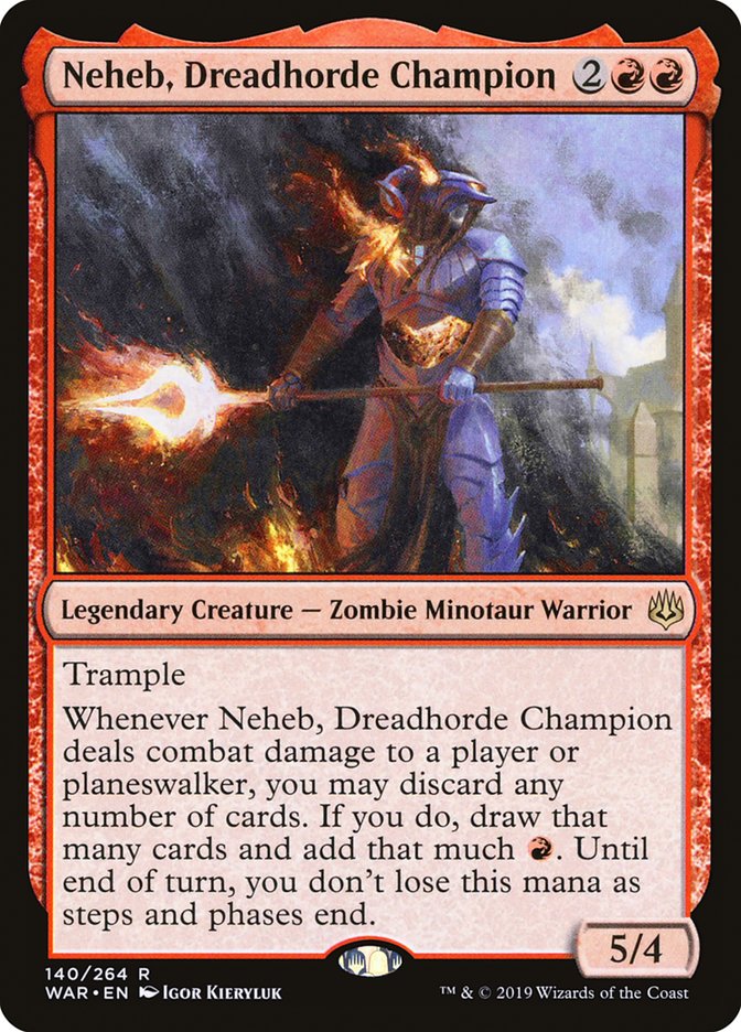 Neheb, Dreadhorde Champion [War of the Spark] | Galaxy Games LLC