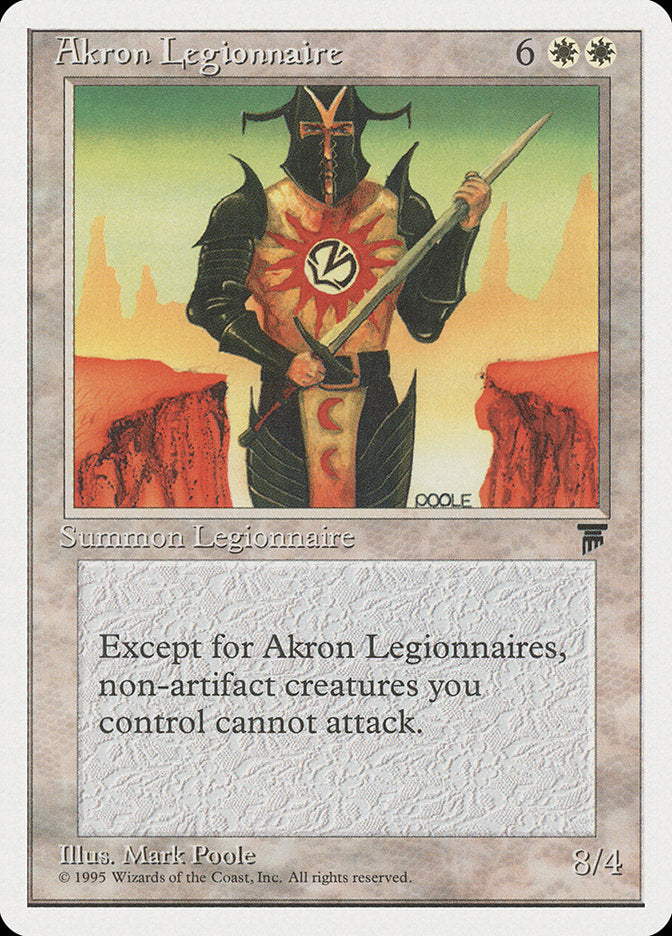 Akron Legionnaire [Chronicles] | Galaxy Games LLC