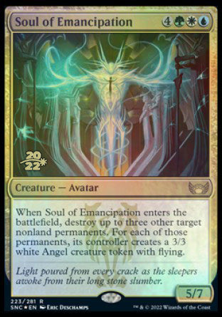 Soul of Emancipation [Streets of New Capenna Prerelease Promos] | Galaxy Games LLC