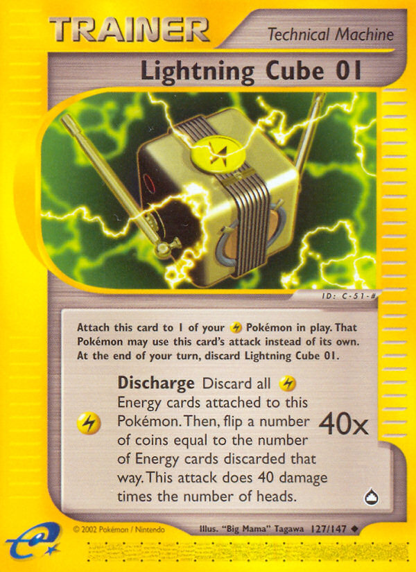 Lightning Cube 01 (127/147) [Aquapolis] | Galaxy Games LLC