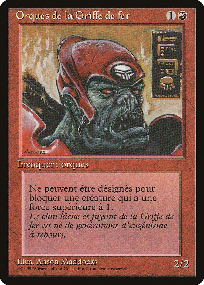 Ironclaw Orcs (French) - "Orques de la Griffe de fer" [Renaissance] | Galaxy Games LLC