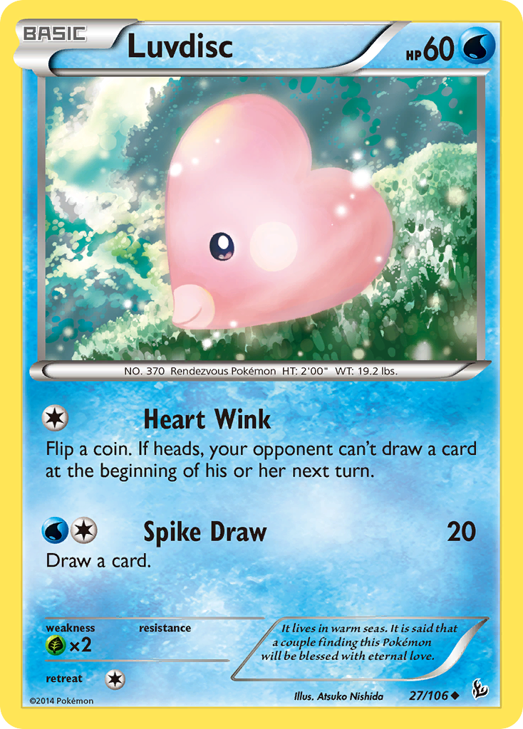 Luvdisc (27/106) [XY: Flashfire] | Galaxy Games LLC