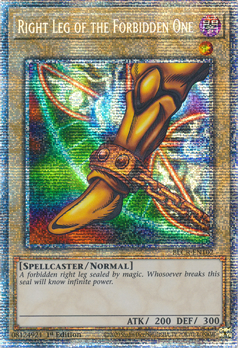 Right Leg of the Forbidden One [BLCR-EN102] Starlight Rare | Galaxy Games LLC