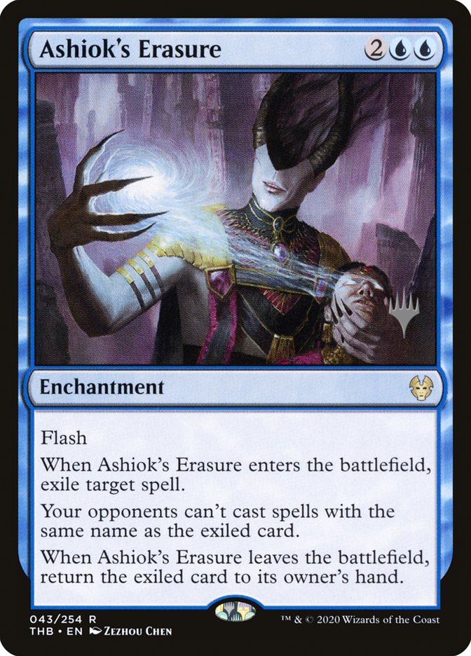 Ashiok's Erasure (Promo Pack) [Theros Beyond Death Promos] | Galaxy Games LLC