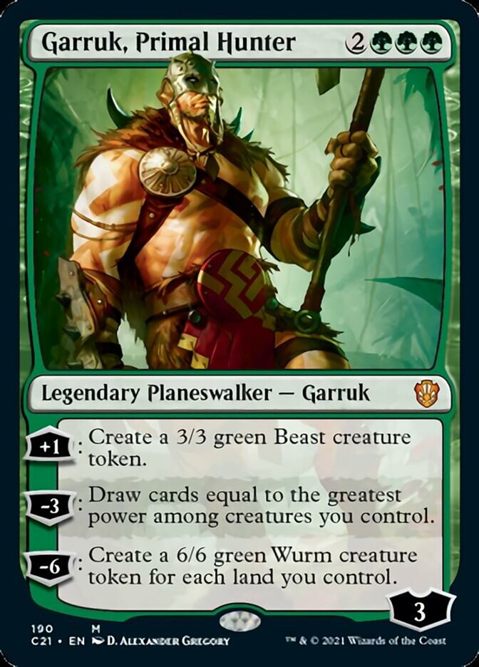 Garruk, Primal Hunter [Commander 2021] | Galaxy Games LLC