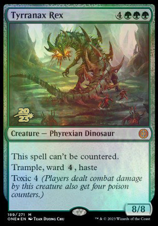 Tyrranax Rex [Phyrexia: All Will Be One Prerelease Promos] | Galaxy Games LLC