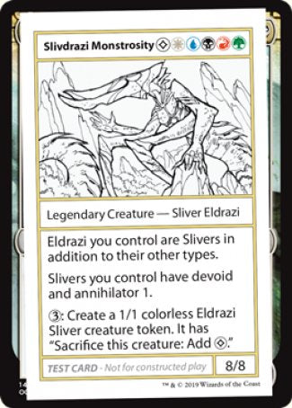 Slivdrazi Monstrosity (2021 Edition) [Mystery Booster Playtest Cards] | Galaxy Games LLC