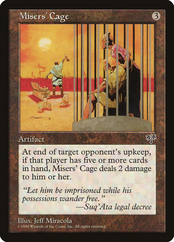 Misers' Cage [Mirage] | Galaxy Games LLC