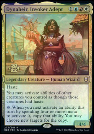 Dynaheir, Invoker Adept [Commander Legends: Battle for Baldur's Gate Prerelease Promos] | Galaxy Games LLC