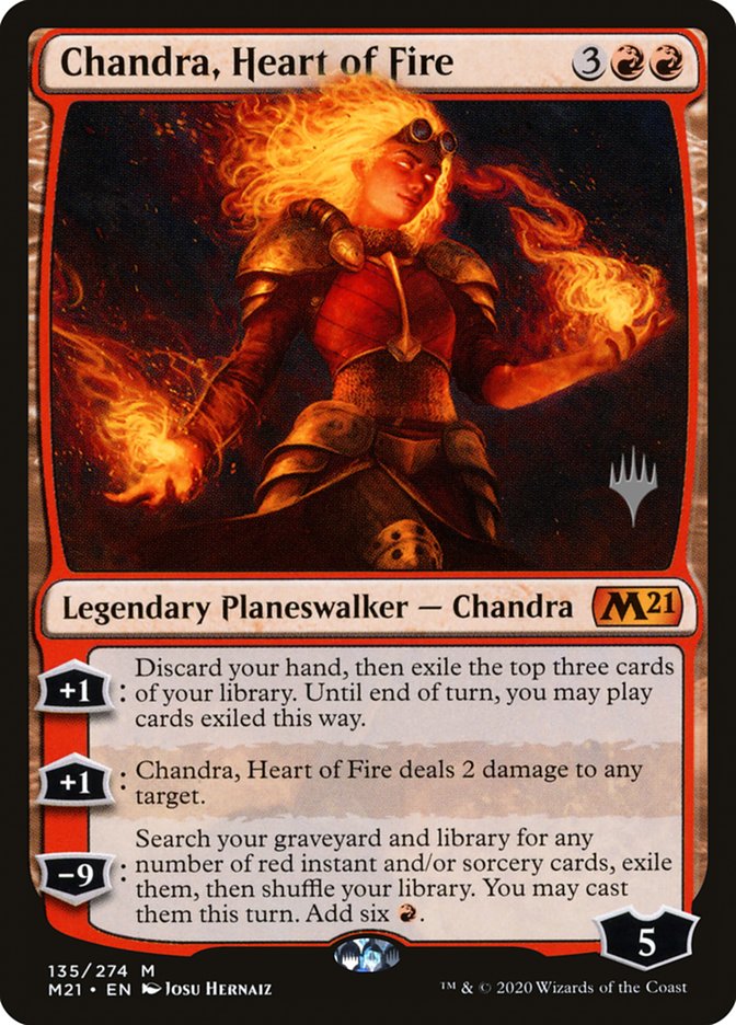 Chandra, Heart of Fire (Promo Pack) [Core Set 2021 Promos] | Galaxy Games LLC