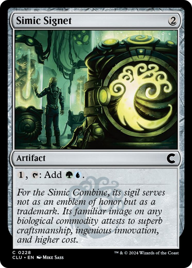 Simic Signet [Ravnica: Clue Edition] | Galaxy Games LLC