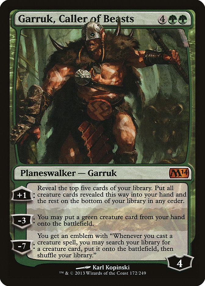 Garruk, Caller of Beasts [Magic 2014] | Galaxy Games LLC