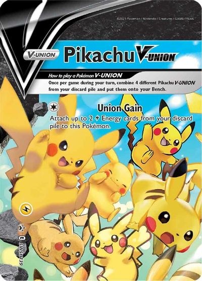 Pikachu V-UNION (SWSH139) (Celebrations) [Sword & Shield: Black Star Promos] | Galaxy Games LLC