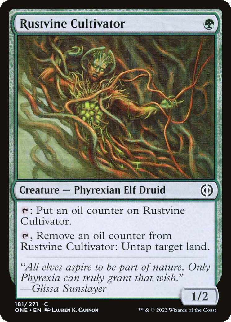 Rustvine Cultivator [Phyrexia: All Will Be One] | Galaxy Games LLC