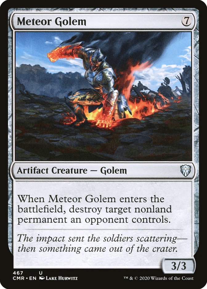 Meteor Golem (467) [Commander Legends] | Galaxy Games LLC