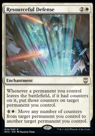 Resourceful Defense (Promo Pack) [Streets of New Capenna Commander Promos] | Galaxy Games LLC