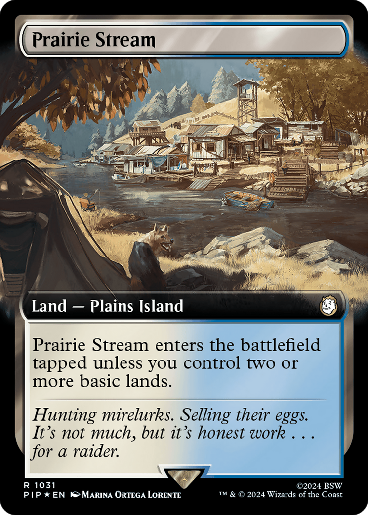 Prairie Stream (Extended Art) (Surge Foil) [Fallout] | Galaxy Games LLC