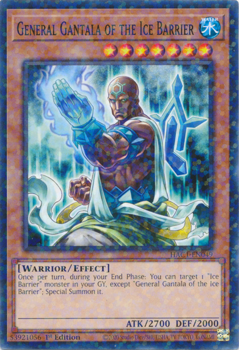 General Gantala of the Ice Barrier (Duel Terminal) [HAC1-EN049] Common | Galaxy Games LLC