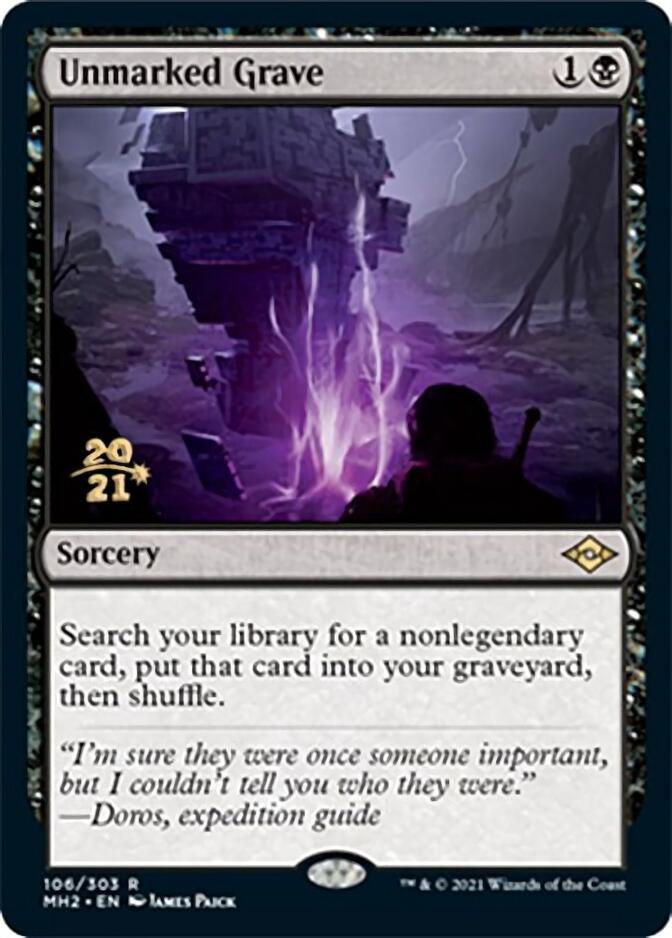 Unmarked Grave [Modern Horizons 2 Prerelease Promos] | Galaxy Games LLC