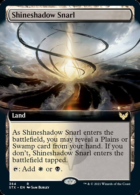 Shineshadow Snarl (Extended Art) [Strixhaven: School of Mages] | Galaxy Games LLC