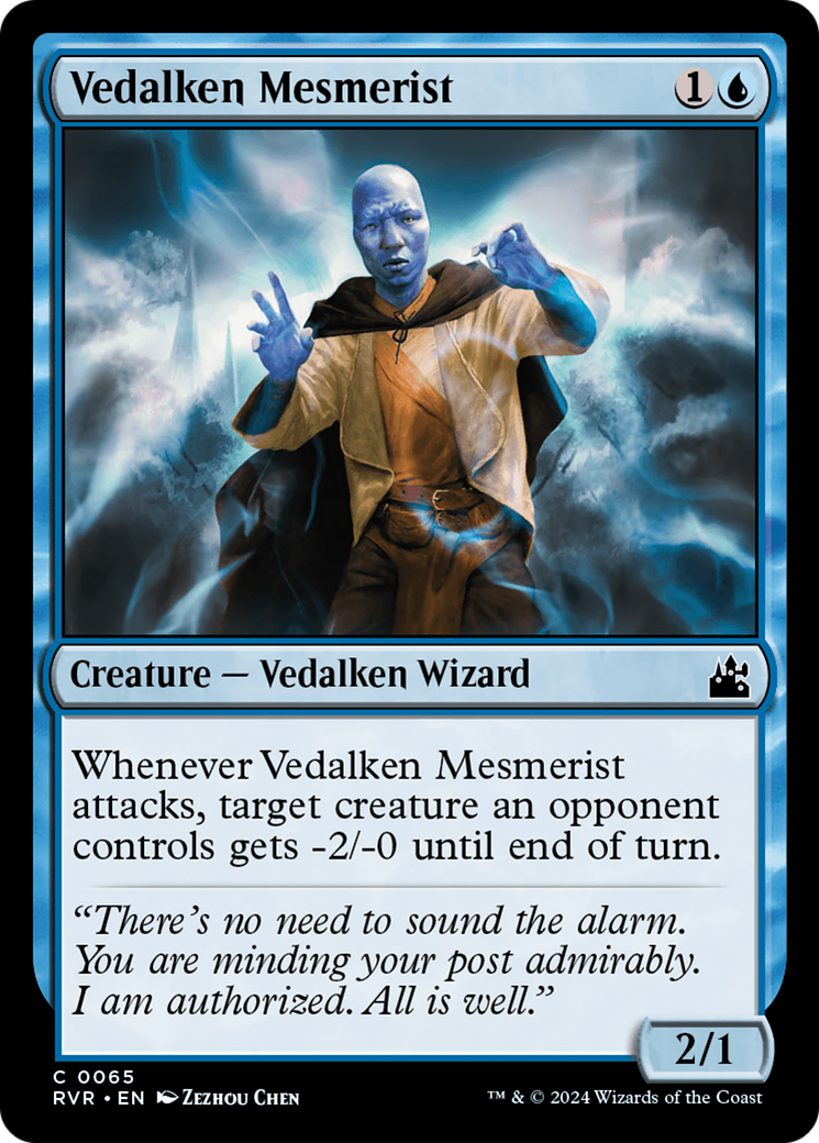 Vedalken Mesmerist [Ravnica Remastered] | Galaxy Games LLC