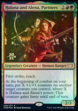 Halana and Alena, Partners [Innistrad: Crimson Vow Prerelease Promos] | Galaxy Games LLC