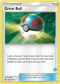 Great Ball (119/149) (Deck Exclusive #21) [Sun & Moon: Trainer Kit - Alolan Ninetales] | Galaxy Games LLC