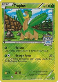 Tropius (5/101) (National Championship Promo) [Black & White: Plasma Blast] | Galaxy Games LLC