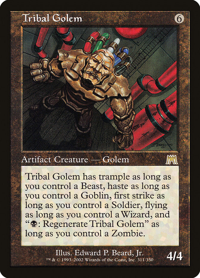 Tribal Golem [Onslaught] | Galaxy Games LLC