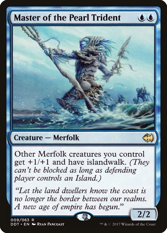 Master of the Pearl Trident [Duel Decks: Merfolk vs. Goblins] | Galaxy Games LLC