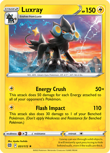 Luxray (051/172) [Sword & Shield: Brilliant Stars] | Galaxy Games LLC