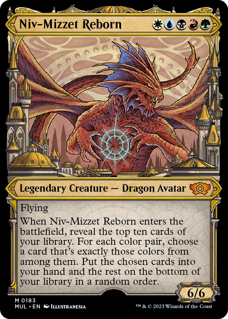 Niv-Mizzet Reborn (Halo Foil) [Multiverse Legends] | Galaxy Games LLC