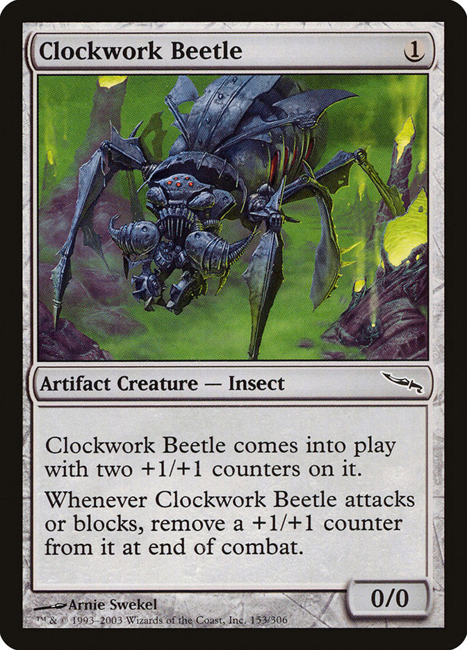 Clockwork Beetle [Mirrodin] | Galaxy Games LLC