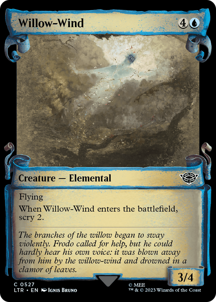 Willow-Wind [The Lord of the Rings: Tales of Middle-Earth Showcase Scrolls] | Galaxy Games LLC