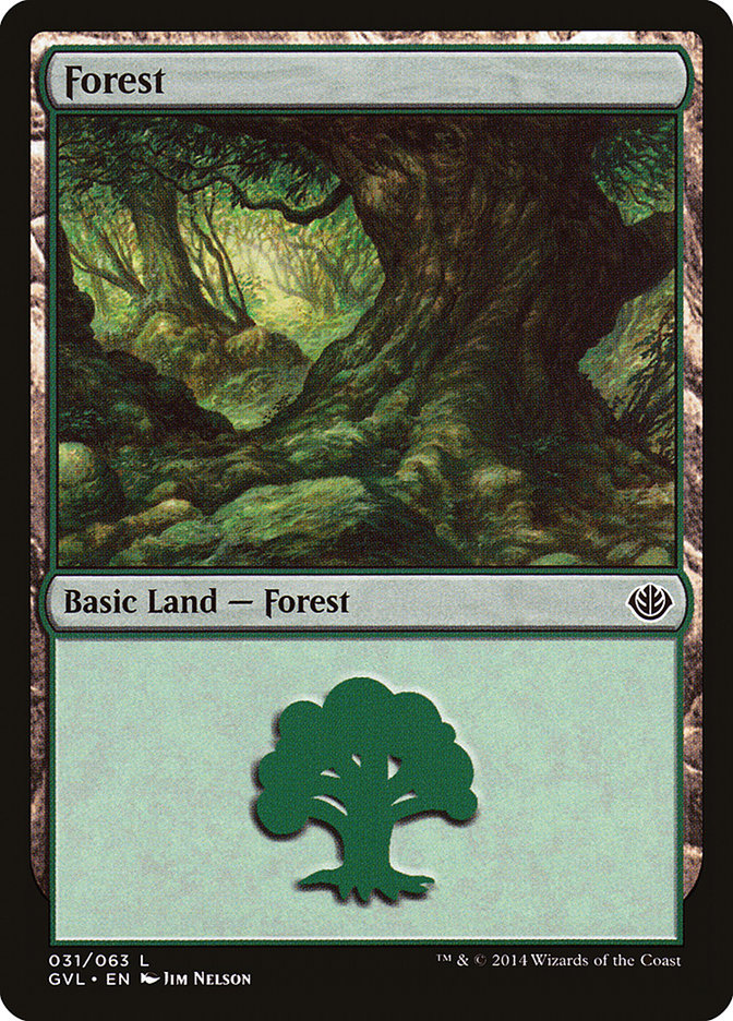 Forest (31) (Garruk vs. Liliana) [Duel Decks Anthology] | Galaxy Games LLC