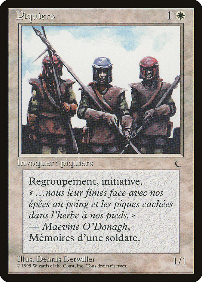 Pikemen (French) - "Piquiers" [Renaissance] | Galaxy Games LLC