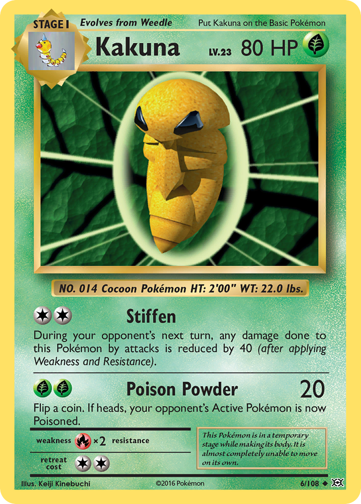 Kakuna (6/108) [XY: Evolutions] | Galaxy Games LLC