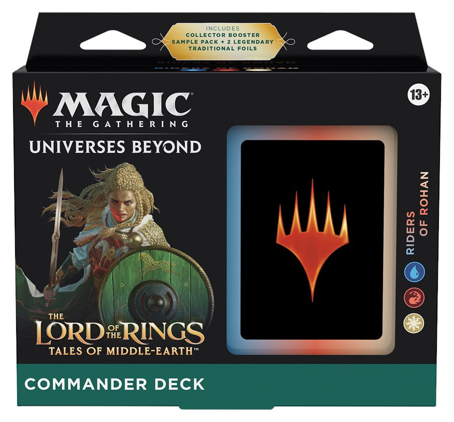The Lord of the Rings: Tales of Middle-earth - Commander Deck (Riders of Rohan) | Galaxy Games LLC