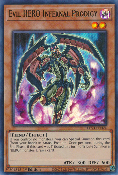 Evil HERO Infernal Prodigy [LDS3-EN024] Ultra Rare | Galaxy Games LLC