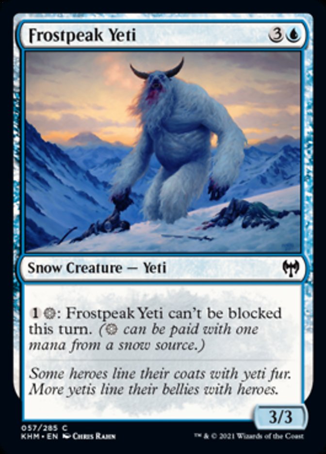 Frostpeak Yeti [Kaldheim] | Galaxy Games LLC