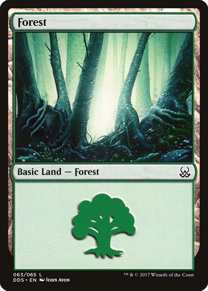 Forest (63) [Duel Decks: Mind vs. Might] | Galaxy Games LLC