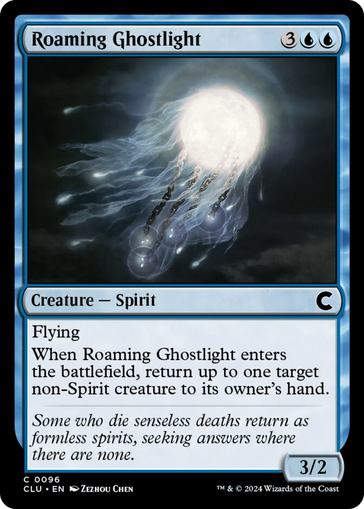 Roaming Ghostlight [Ravnica: Clue Edition] | Galaxy Games LLC