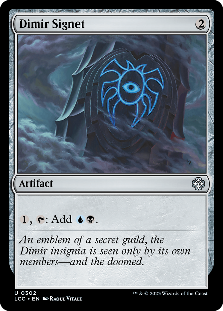 Dimir Signet [The Lost Caverns of Ixalan Commander] | Galaxy Games LLC