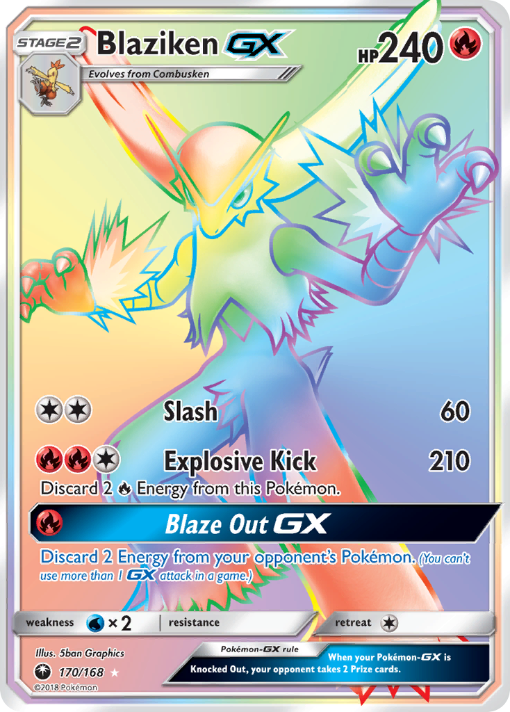 Blaziken GX (170/168) [Sun & Moon: Celestial Storm] | Galaxy Games LLC