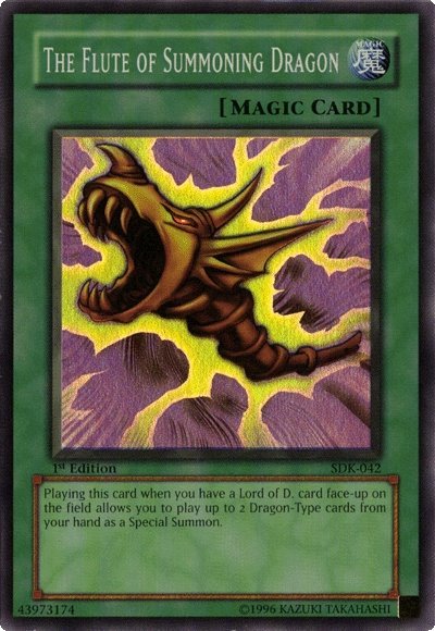 The Flute of Summoning Dragon [SDK-042] Super Rare | Galaxy Games LLC